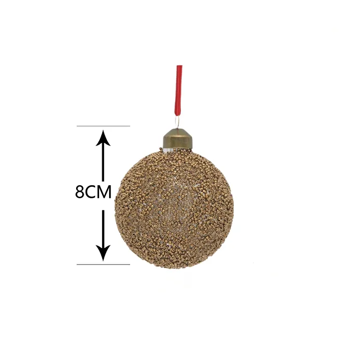 Karaca Home New Year Yılbaşı Sparkling 3 Adet Ağaç Süsü Seti