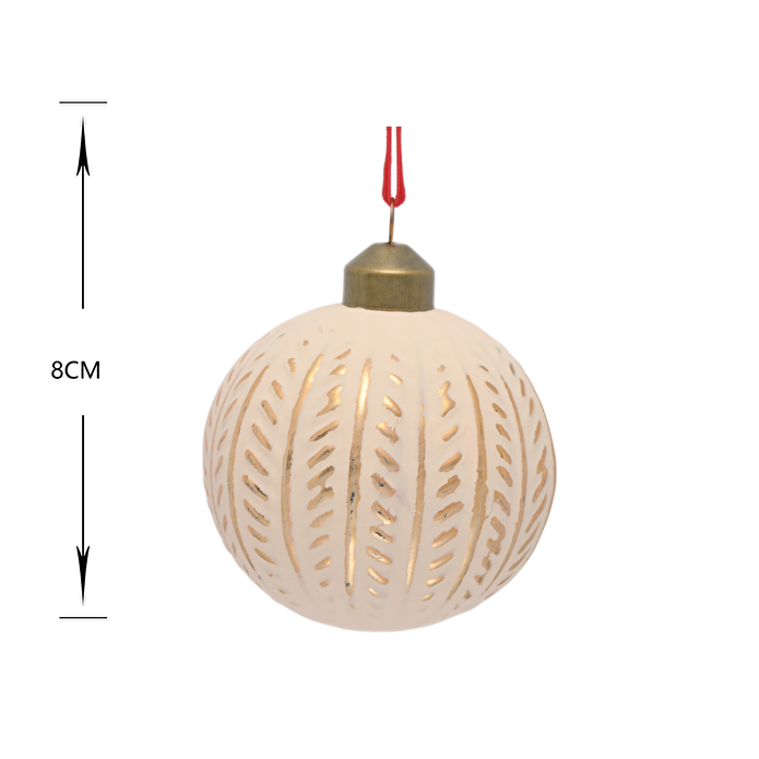 Karaca Home New Year Yılbaşı Shining 3 Adet Ağaç Süsü Seti