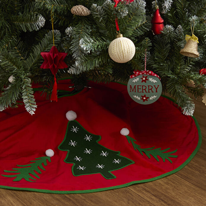 Karaca Home New Year Yılbaşı Ağaç Altı Halısı 122 cm