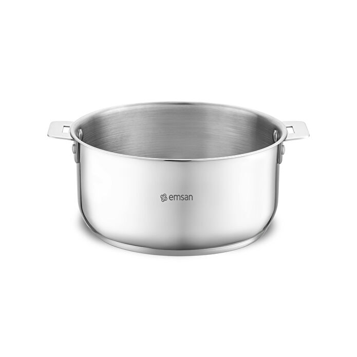 Emsan Steel Click 7 Parça Tencere Seti Açık Gri