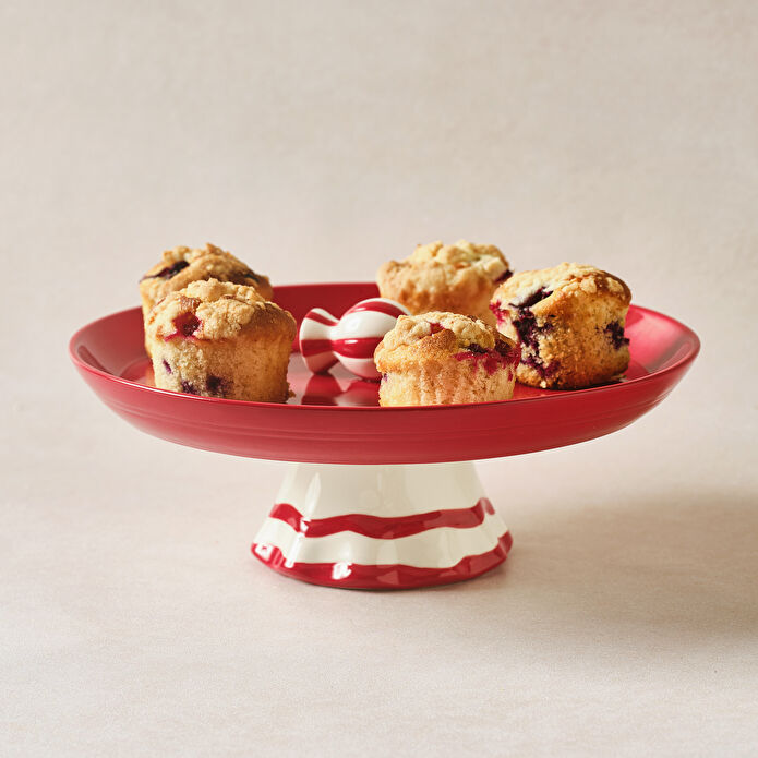 Karaca New Year Yılbaşı Candy Twist Kek Standı 25,4 cm