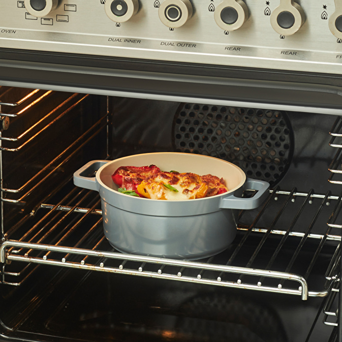 Karaca Swiss Crystal Neocast 7 Parça Döküm Tencere Seti Antrasit