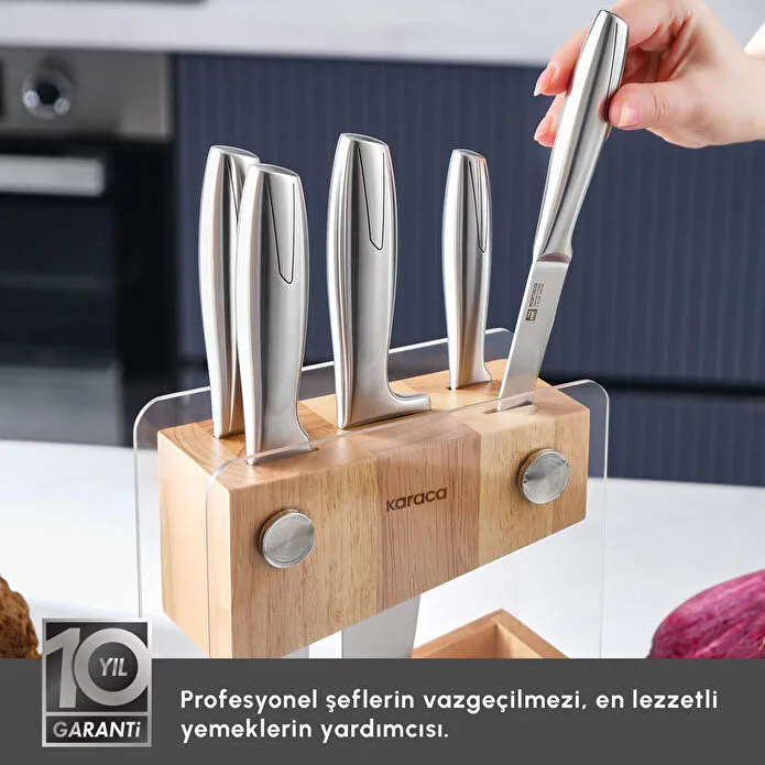 Karaca Meister Hamburg 6 Parça Standlı Bıçak Seti