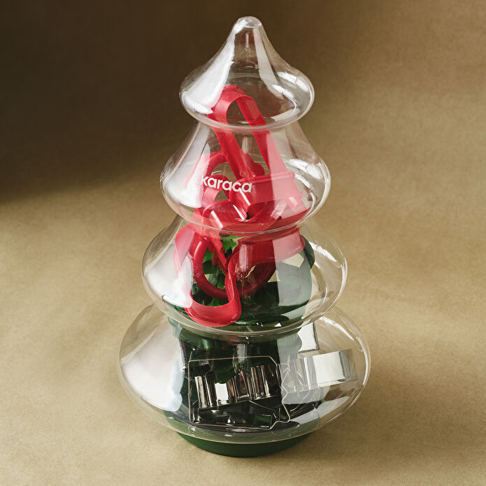 Karaca New Year Yılbaşı Çam Ağacı 13 Parça Renkli Kurabiye Kalıbı