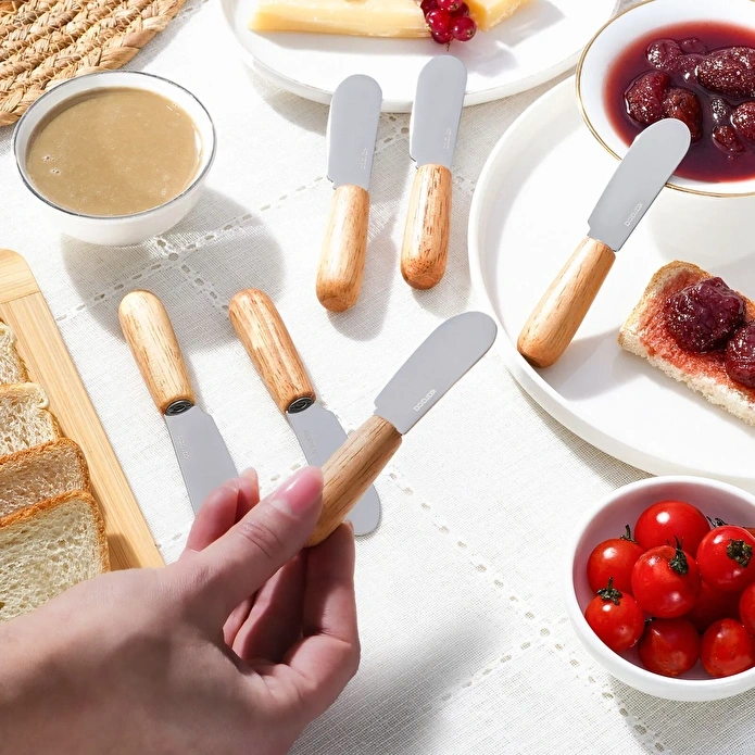 Karaca Break 6 Parça Ahşap Saplı Tereyağı Reçel Çikolata Bıçağı