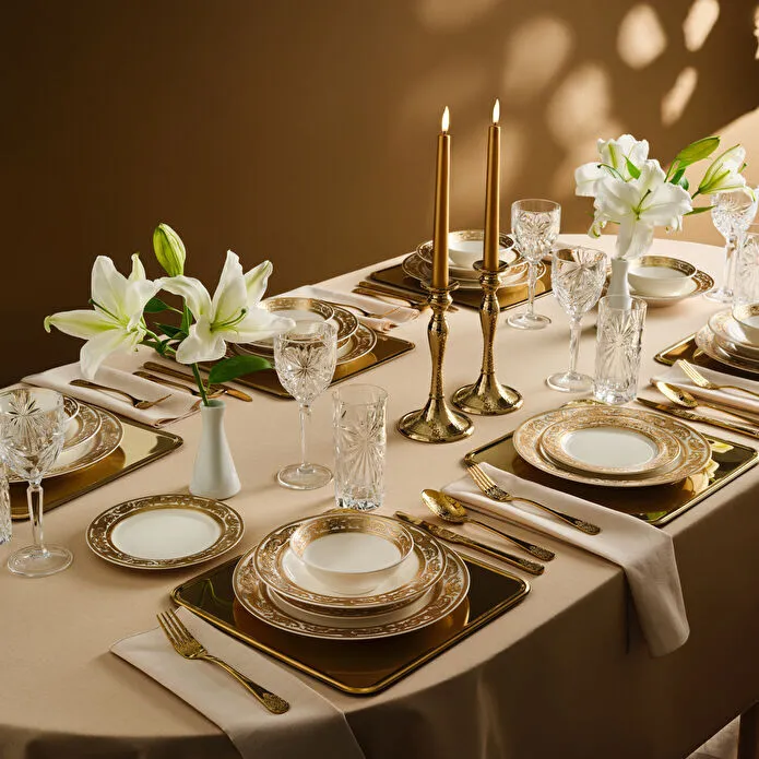 Karaca Elegance Bone Isola 24 Parça 6 Kişilik Yemek Takımı