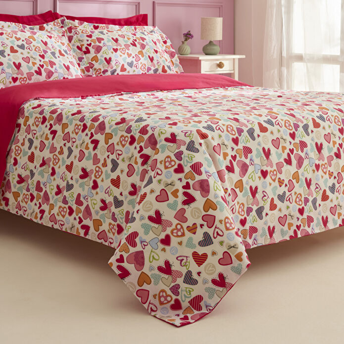 Sarah Anderson Amour Glow Çift Kişilik Nevresim Takımı Multicolour