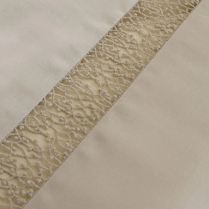 Karaca Home Lumi %100 Pamuk Saten Çift Kişilik Saten Nevresim Takımı Taş