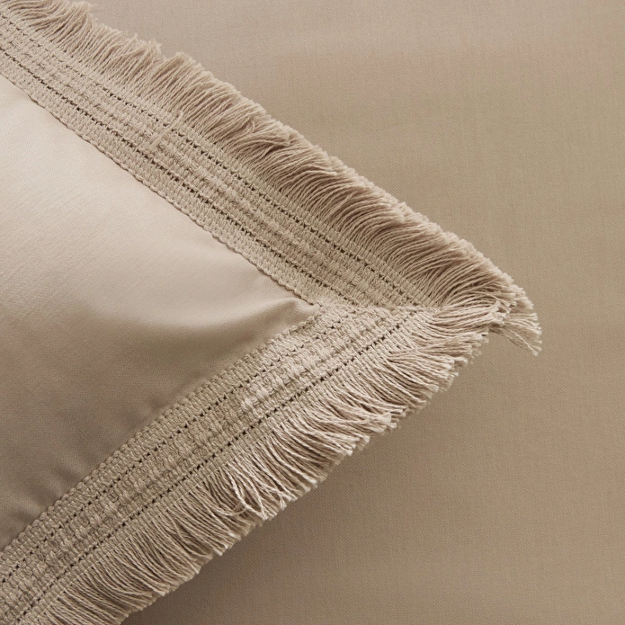 Karaca Home Helios %100 Pamuk Çift Kişilik Nevresim Takımı Taş