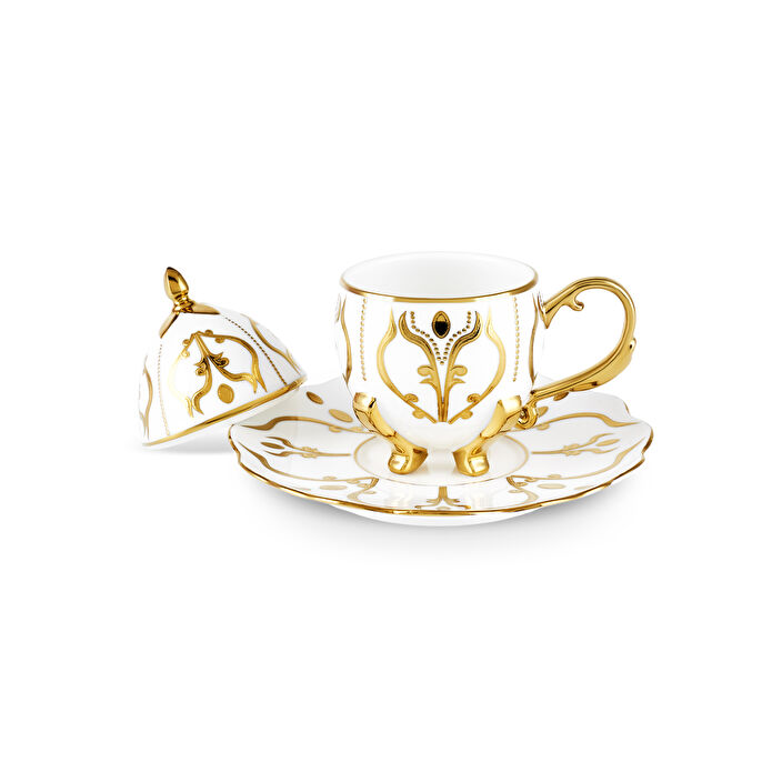 Karaca Faberge Egg 2 Kişilik Kahve Fincan Takımı 90 ml