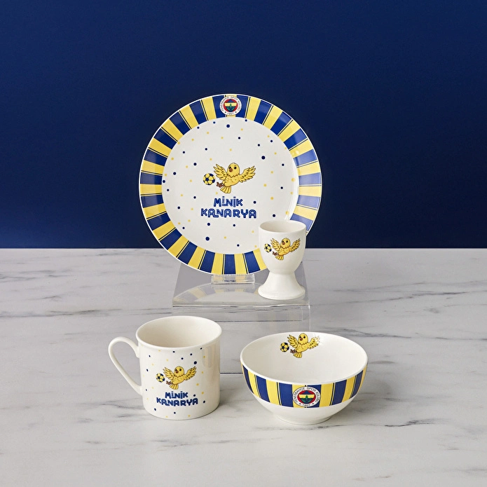 Karaca x Fenerbahçe Lisanslı 4 Parça Mama Takımı