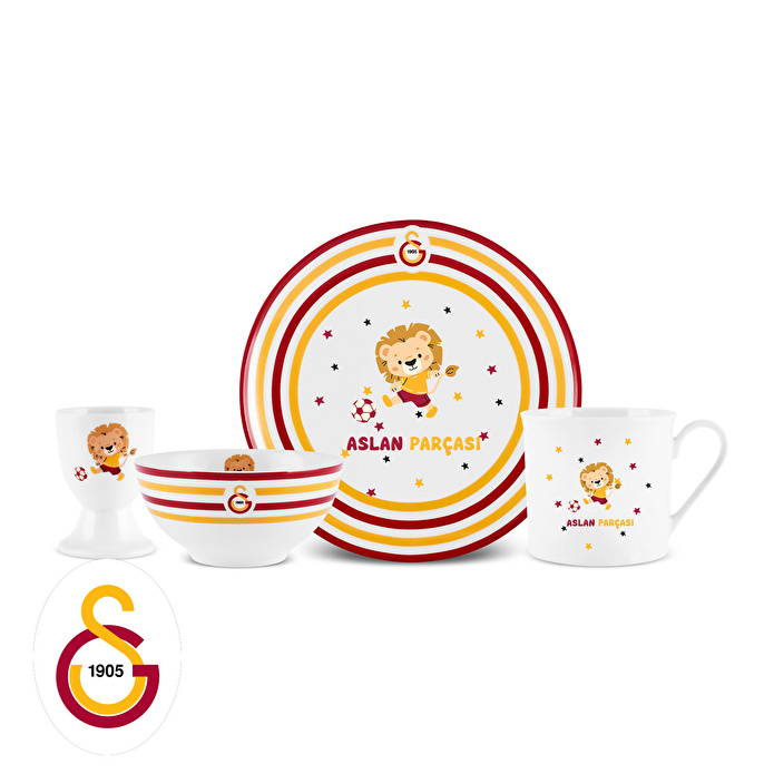 Karaca x Galatasaray Lisanslı 4 Parça Mama Takımı