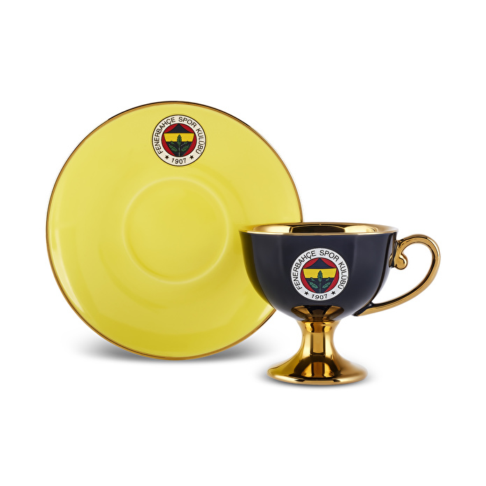 Karaca x Fenerbahçe Lisanslı 2 Kişilik Kahve Fincan Takımı 80 ml