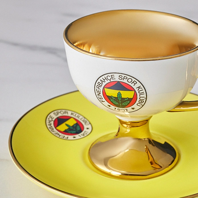 Karaca x Fenerbahçe Lisanslı 2 Kişilik Kahve Fincan Takımı 80 ml