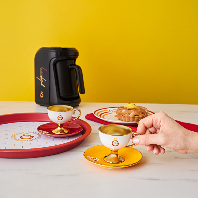 Karaca x Galatasaray Lisanslı 2 Kişilik Kahve Fincan Takımı 80 ml