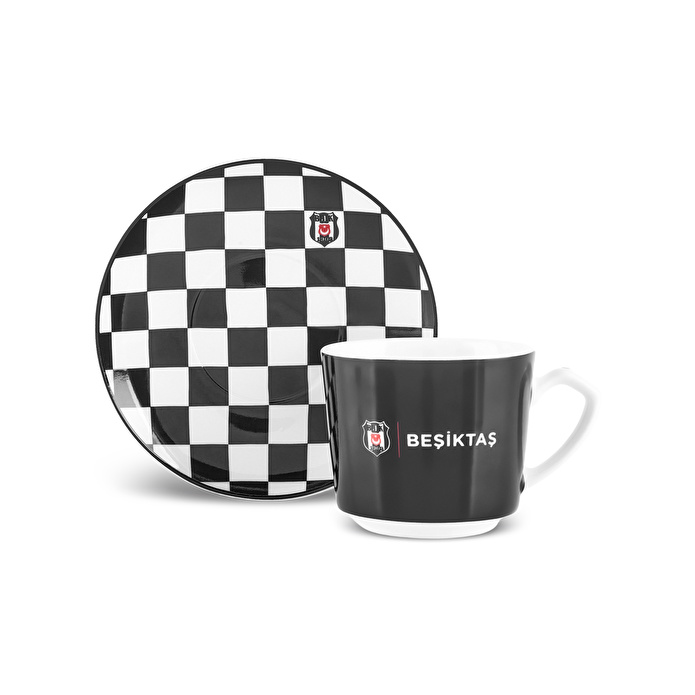 Karaca x Beşiktaş Lisanslı 6 Kişilik Kahve Fincan Takımı 80 ml