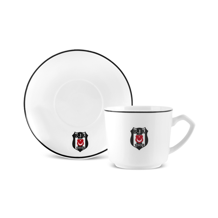 Karaca x Beşiktaş Lisanslı 6 Kişilik Kahve Fincan Takımı 80 ml