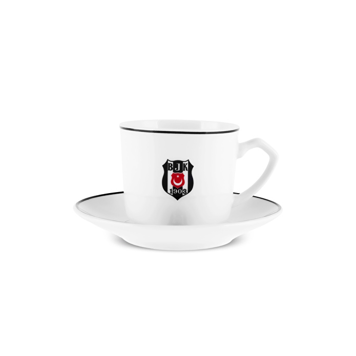Karaca x Beşiktaş Lisanslı 6 Kişilik Kahve Fincan Takımı 80 ml