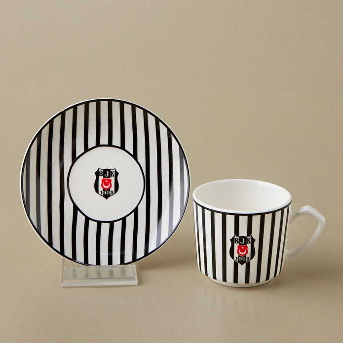 Karaca x Beşiktaş Lisanslı 6 Kişilik Kahve Fincan Takımı 80 ml