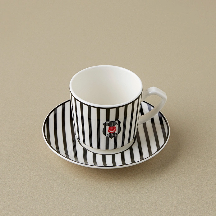 Karaca x Beşiktaş Lisanslı 6 Kişilik Kahve Fincan Takımı 80 ml