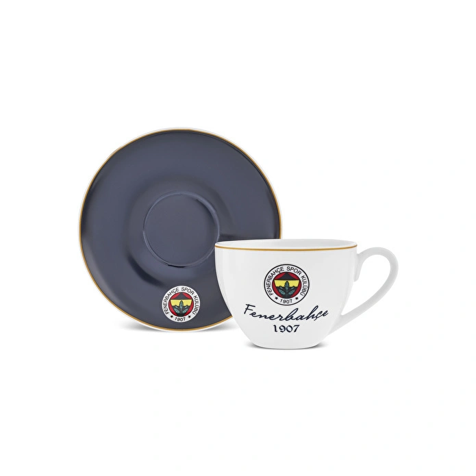 Karaca x Fenerbahçe Lisanslı 2 Kişilik Çay Fincan Takımı 220 ml