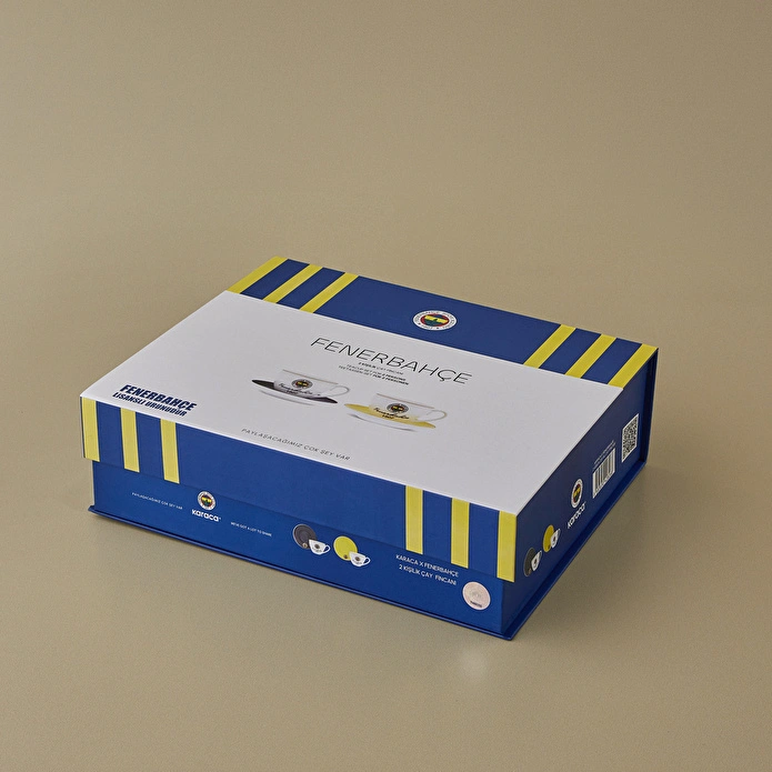 Karaca x Fenerbahçe Lisanslı 2 Kişilik Çay Fincan Takımı 220 ml