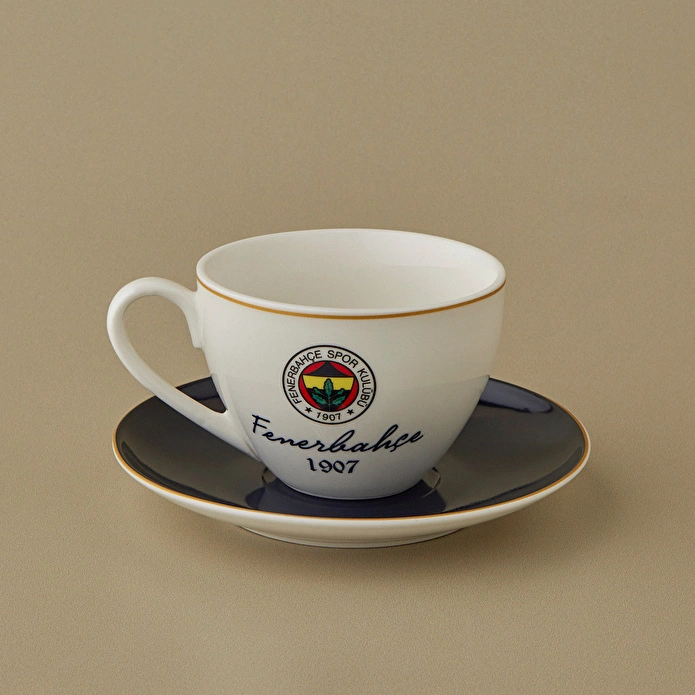 Karaca x Fenerbahçe Lisanslı 2 Kişilik Çay Fincan Takımı 220 ml