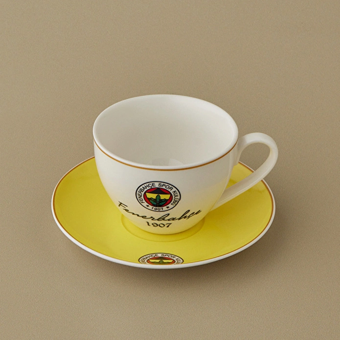 Karaca x Fenerbahçe Lisanslı 2 Kişilik Çay Fincan Takımı 220 ml