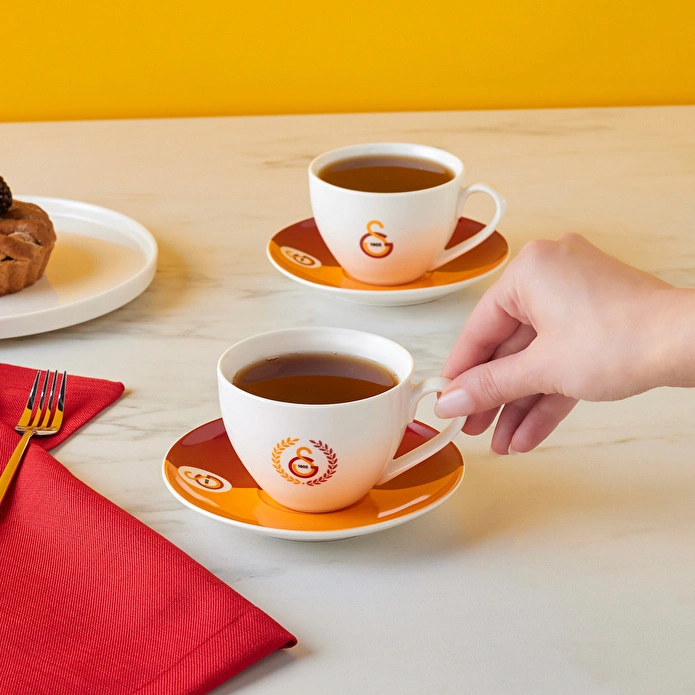 Karaca x Galatasaray Lisanslı 2 Kişilik Çay Fincan Takımı 220 ml