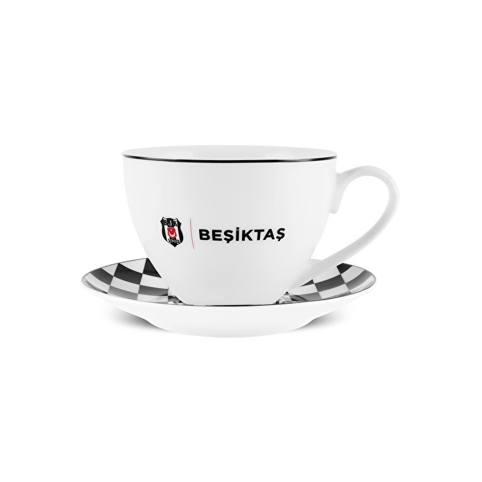 Karaca x Beşiktaş Lisanslı 2 Kişilik Çay Fincan Takımı 220 ml