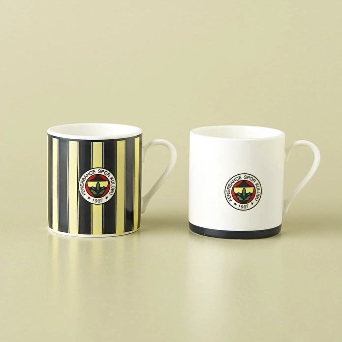 Karaca x Fenerbahçe Lisanslı 2 Kişilik Çay Fincan Takımı 230 ml