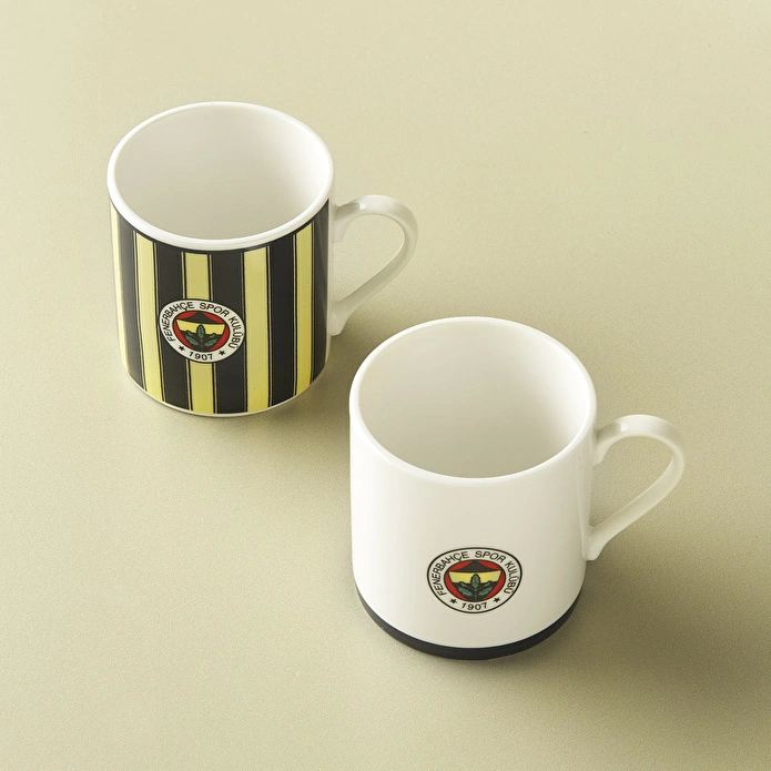 Karaca x Fenerbahçe Lisanslı 2 Kişilik Çay Fincan Takımı 230 ml
