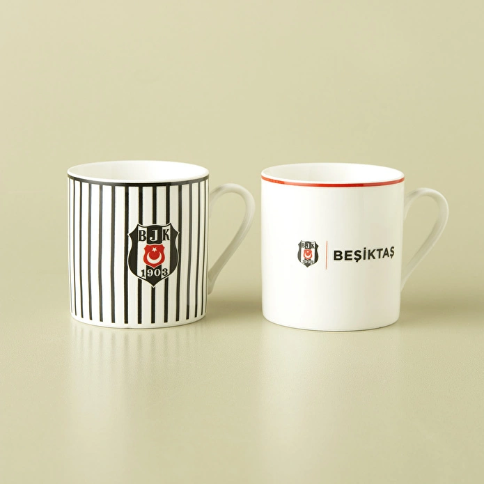 Karaca x Beşiktaş Lisanslı 2 Kişilik Çay Fincan Takımı 230 ml