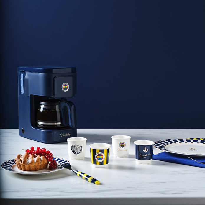 Karaca x Fenerbahçe 4 Kişilik Espresso Seti 90 ml