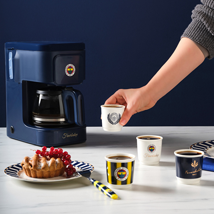 Karaca x Fenerbahçe 4 Kişilik Espresso Seti 90 ml