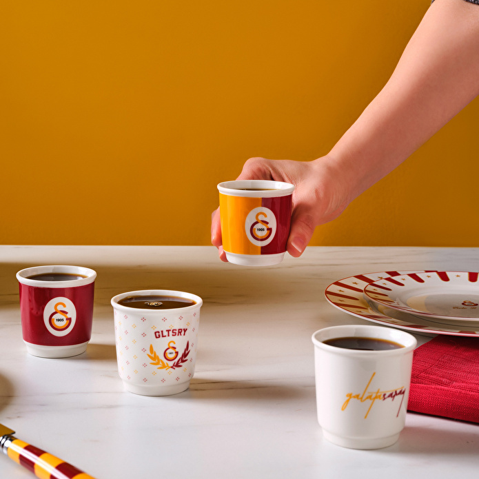 Karaca x Galatasaray 4 Kişilik Espresso Seti 90 ml