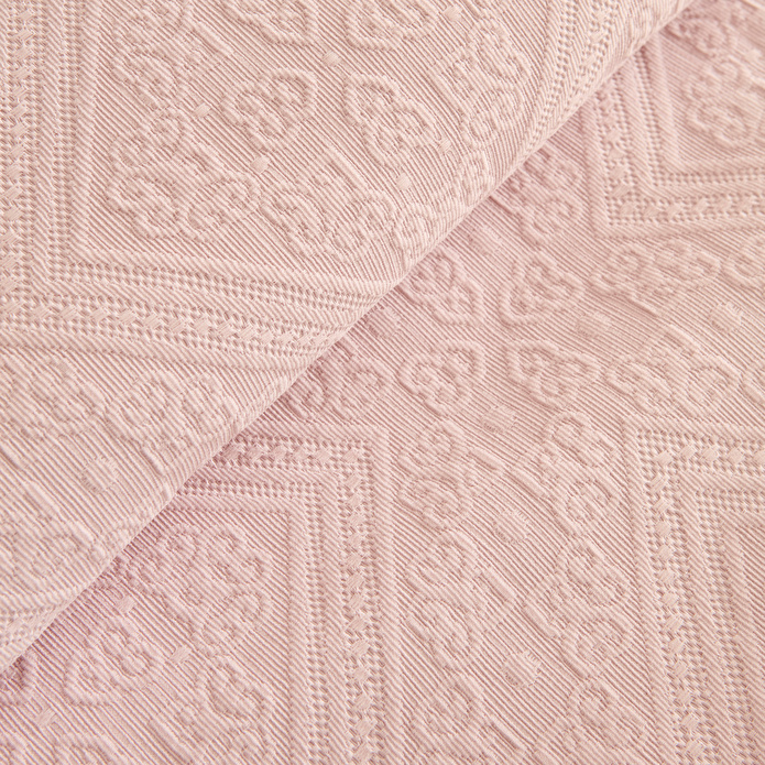 Karaca Home Adelia Fistolu Çift Kişilik Yatak Örtüsü Takımı Pudra