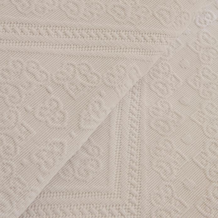 Karaca Home Adelia Fistolu Çift Kişilik Yatak Örtüsü Takımı Beyaz