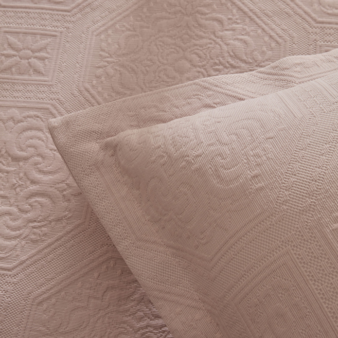 Karaca Home Oriana Çift Kişilik Yatak Örtüsü Takımı Pudra