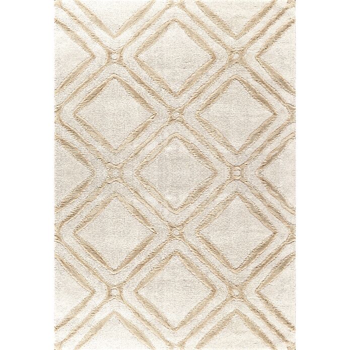 Kaşmir Halı 7/24 Plushy Doha Bej 50x80 cm