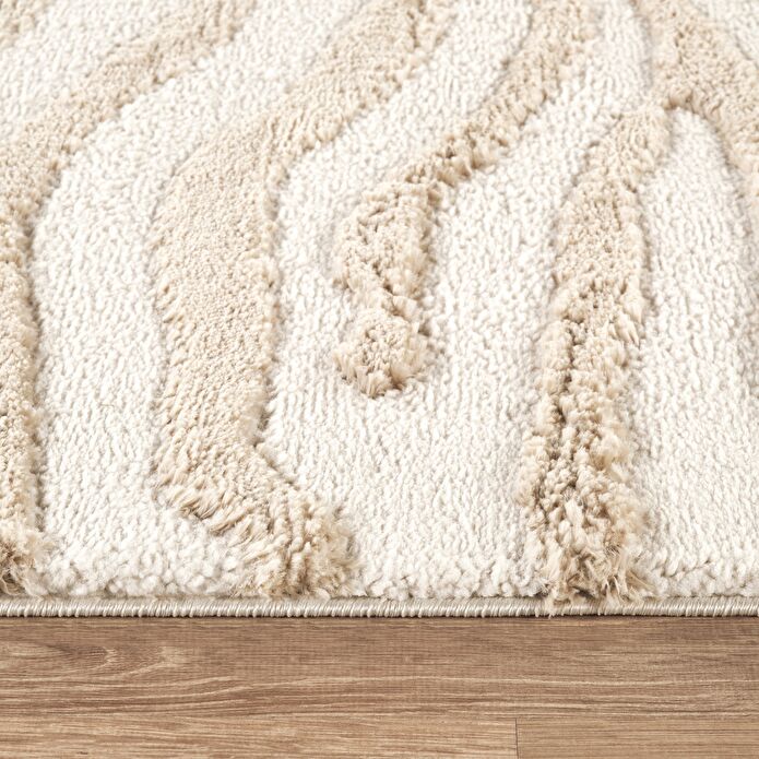 Kaşmir Halı 7/24 Plushy Meknes Bej 80x150 cm