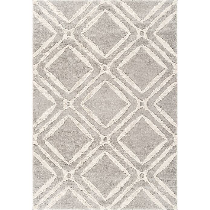 Kaşmir Halı 7/24 Plushy Doha Gri 50x80 cm