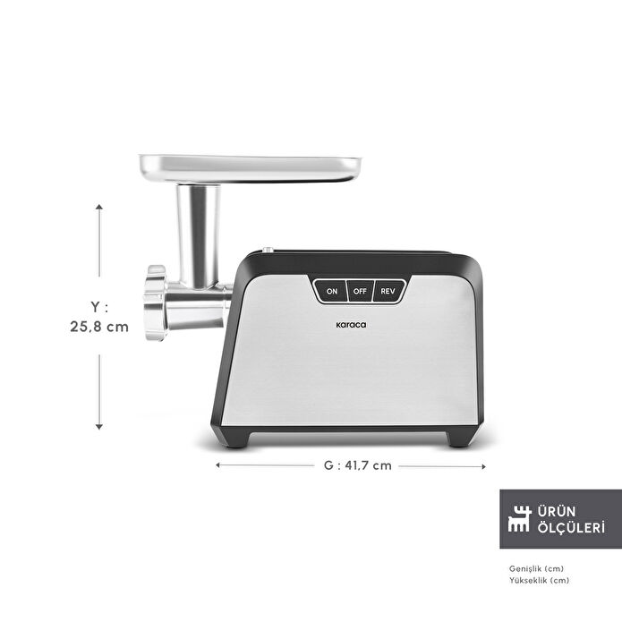 Karaca Inox Kıyma Makinesi 2000W