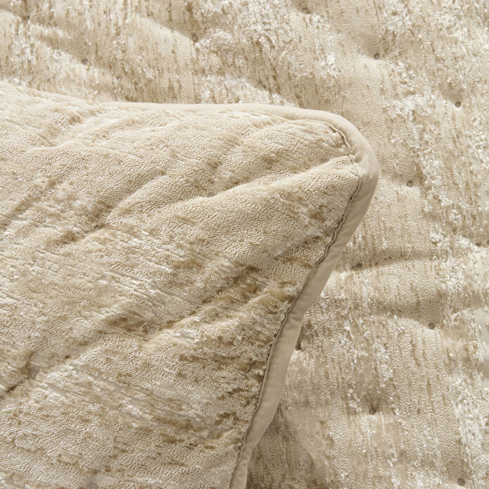 Karaca Home Clement Çift Kişilik Yatak Örtüsü Takımı Bej