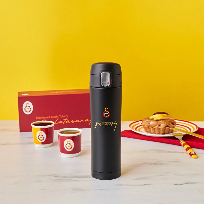 Karaca x Galatasaray Çelik Sızdırmaz Termos Kutulu 450 ml