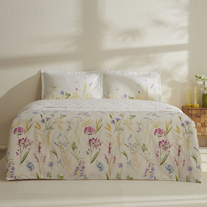 Karaca Home Jody %100 Pamuk Tek Kişilik Nevresim Takımı Sarı