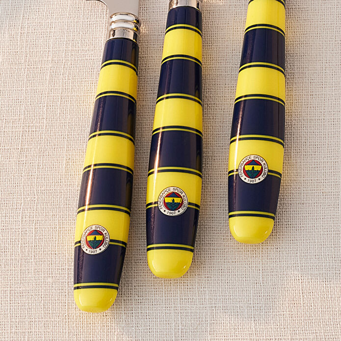 Karaca x Fenerbahçe 18 Parça 6 Kişilik Çatal Kaşık Bıçak Takımı