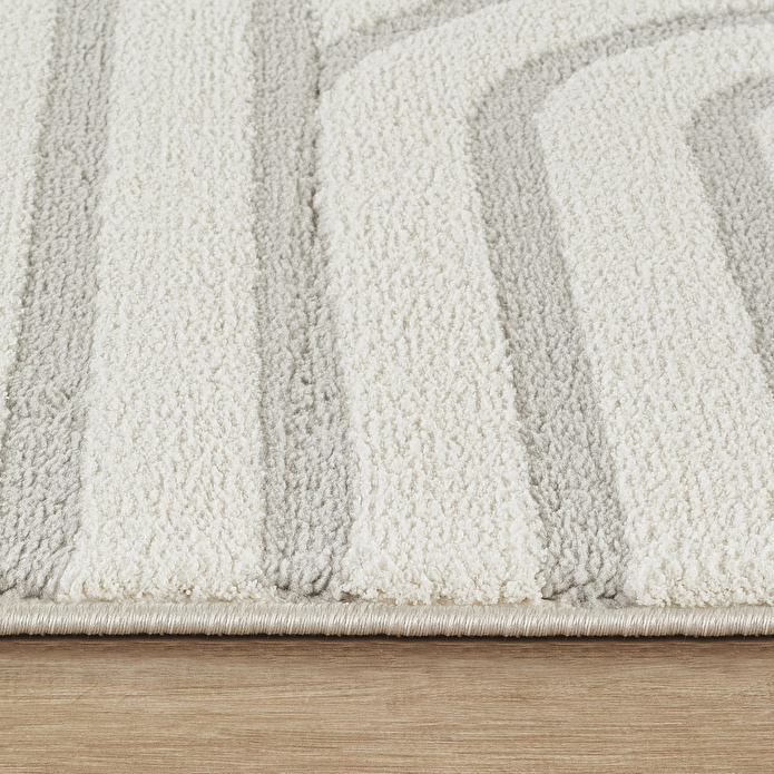 Kaşmir Halı 7/24 Plushy Runa Gray 80x150 cm