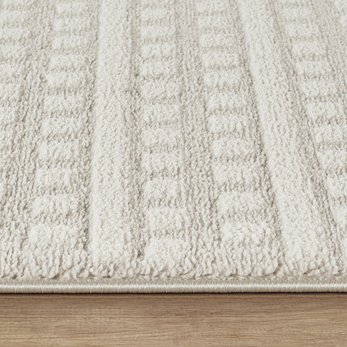 Kaşmir Halı 7/24 Plushy Runa Cream 80x150 cm