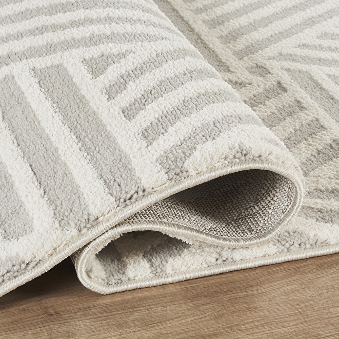 Kaşmir Halı 7/24 Plushy Tova Gray 50x80